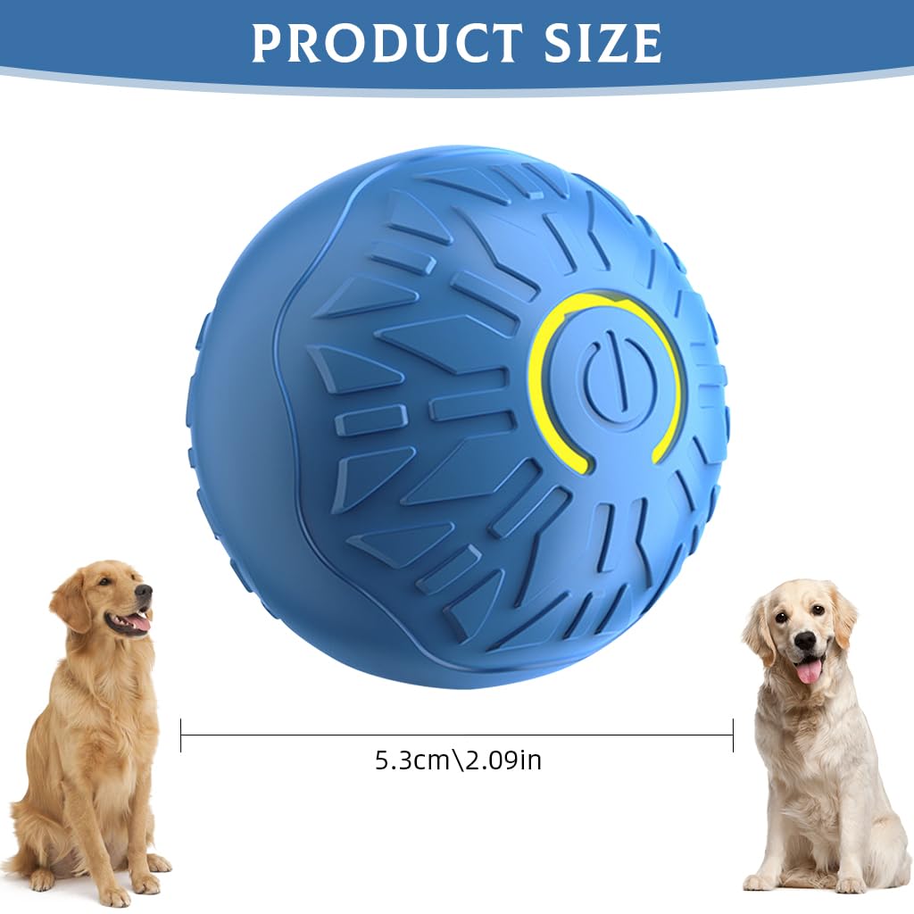 Qpets Small Dog Ball, 2 Inches Dog Chew Toys, Rubber Toys for Dogs, Interactive Bouncing Dog Toy with Cool Lighting Ideal for Indoor and Outdoor (Relieves Anxiety, with USB Cable) Qpets Small Dog Ball, 2 Inches Dog Chew Toys, Rubber Toys for Dogs, Interactive Bouncing Dog Toy with Cool Lighting Ideal for Indoor and Outdoor (Relieves Anxiety, with USB Cable)
